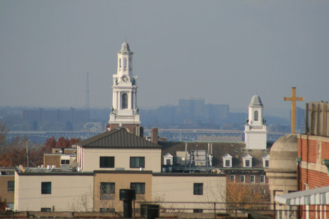 looking west - St Lukes and Innerbelt Bridge